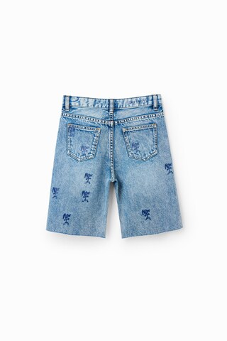 Desigual Regular Shorts 'Aguila' in Blau