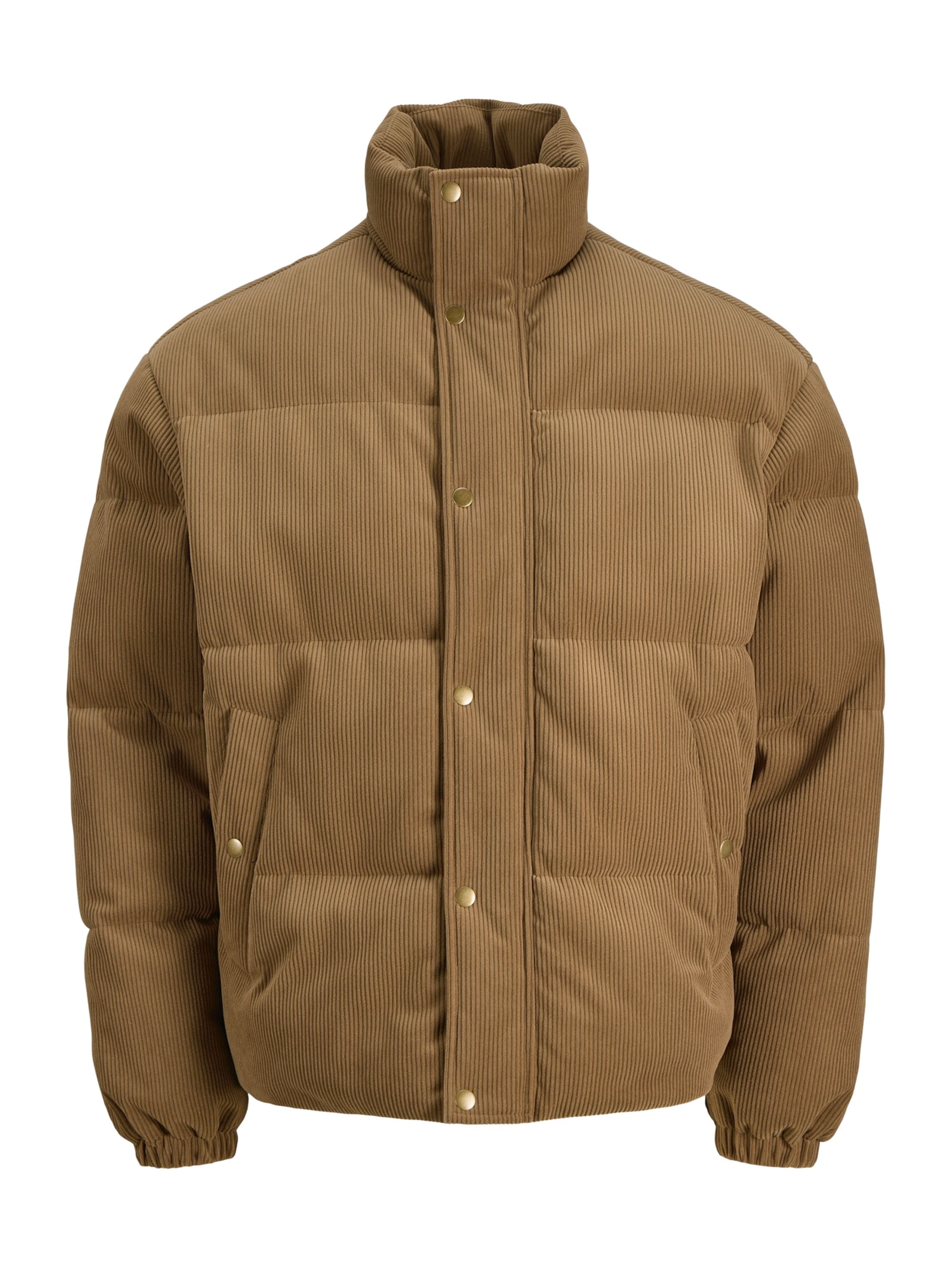 JACK & JONES Kevad-sügisjope 'JORGreene', värv pruun: eest vaates