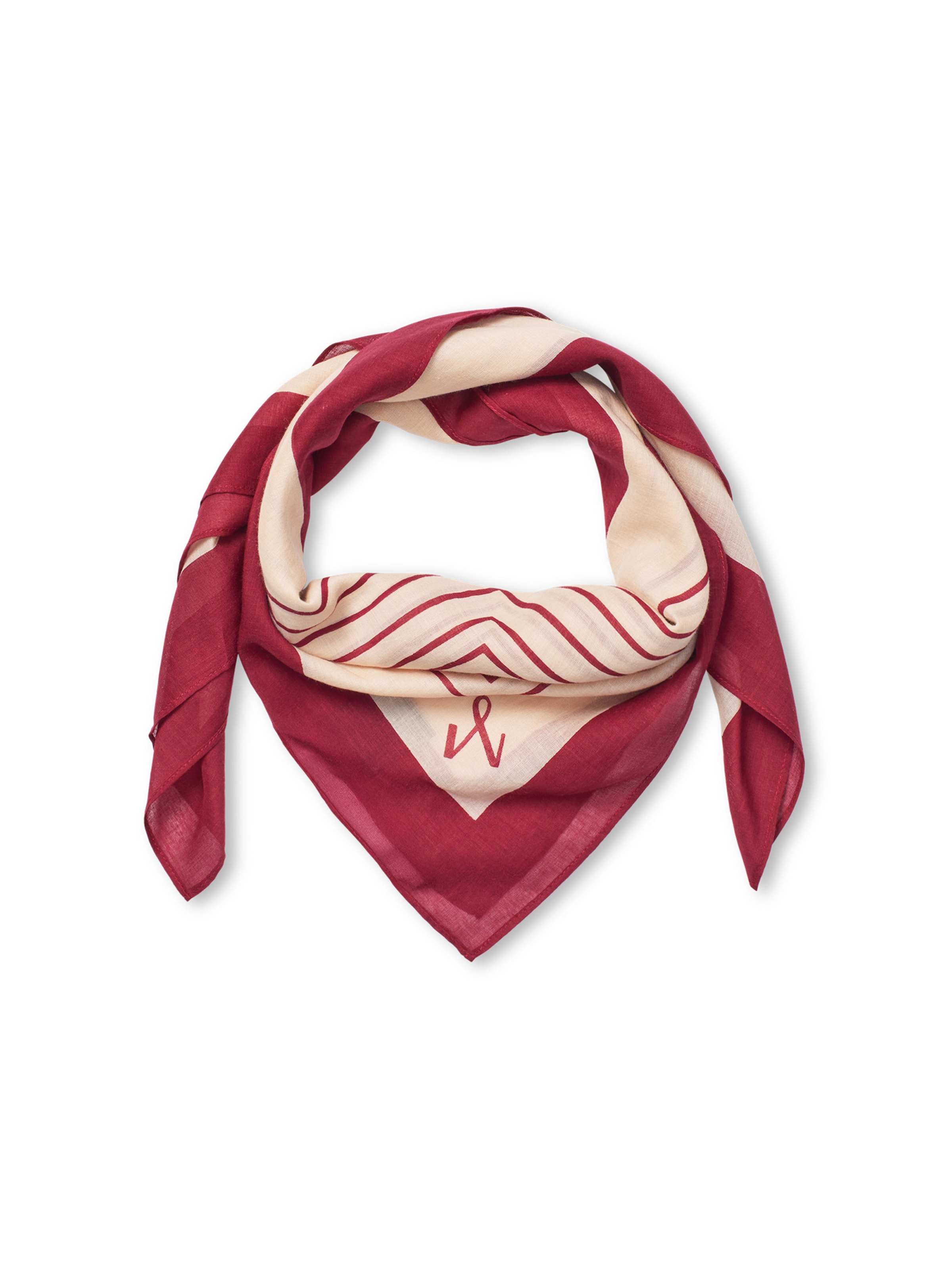 Masai Scarf 'MaArdelle' in Red: front