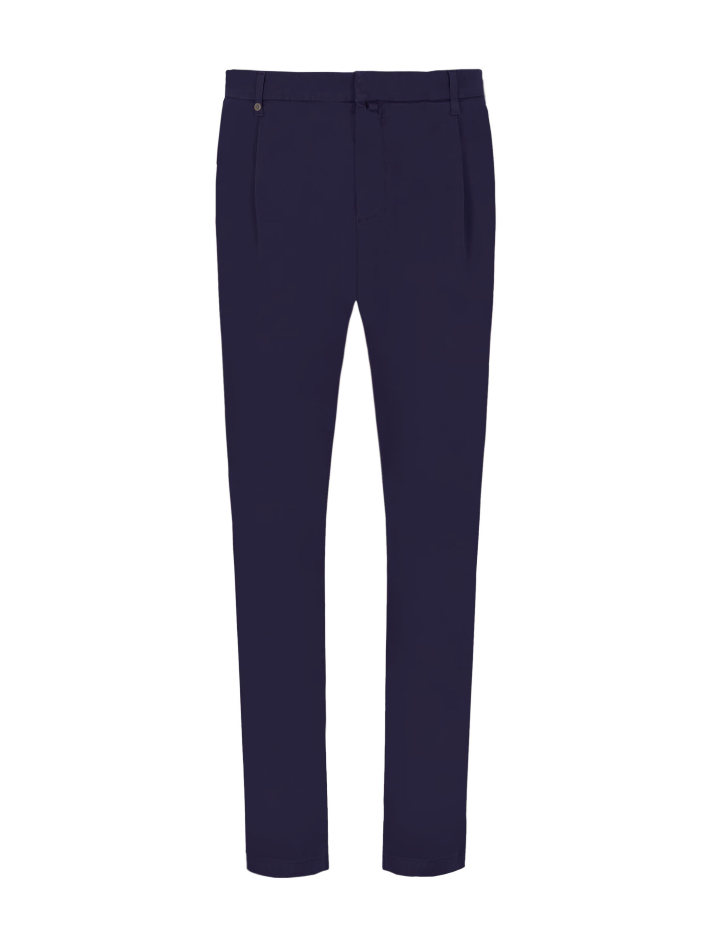 Distretto12 - Pantalón plisado 'Giron' en azul: frente