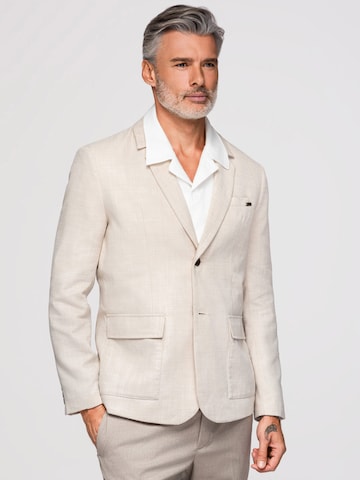 Veste de costume Ombre en beige : devant