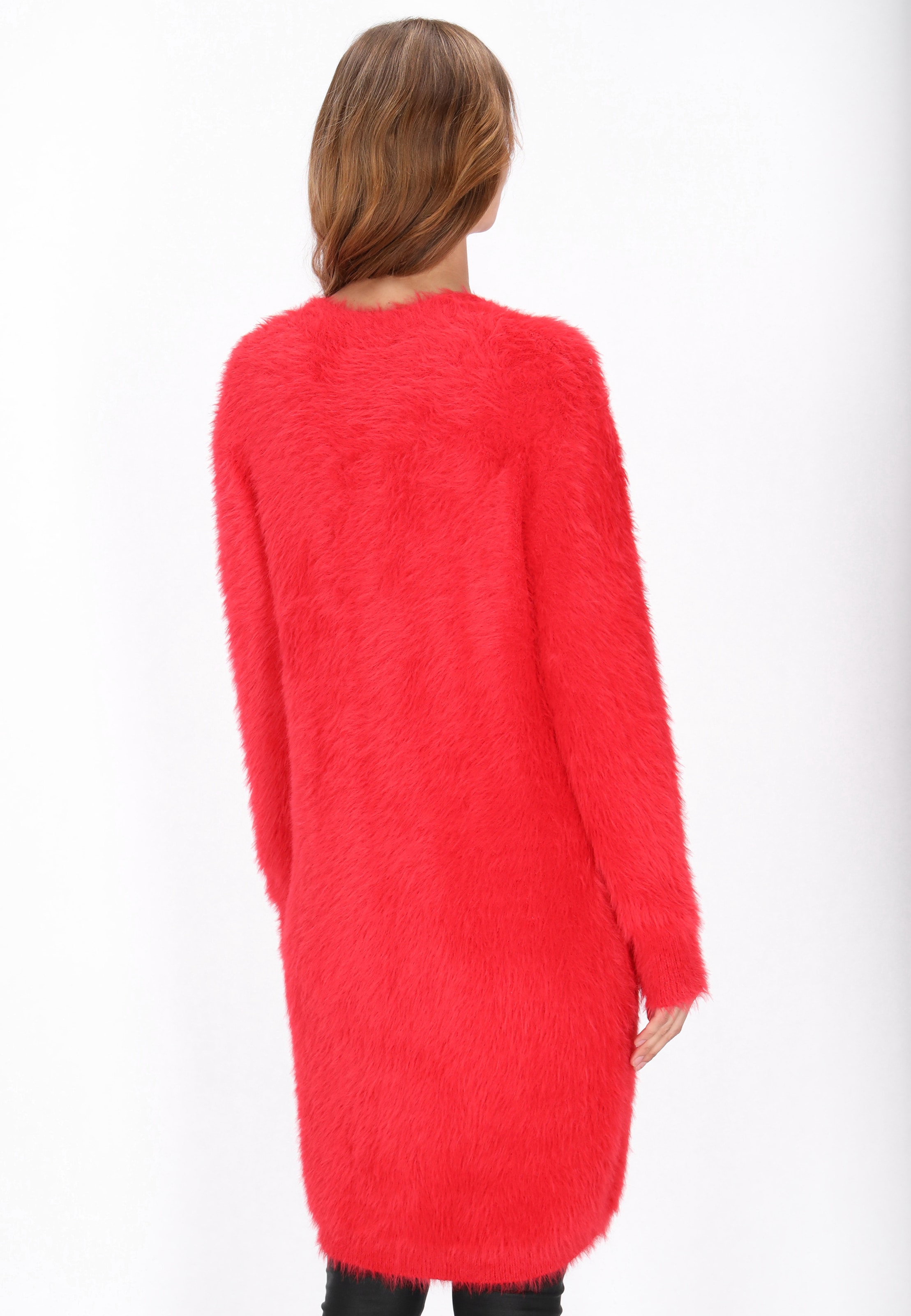 faina Вязаное пальто в Красный