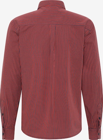MUSTANG Regular fit Button Up Shirt in Red