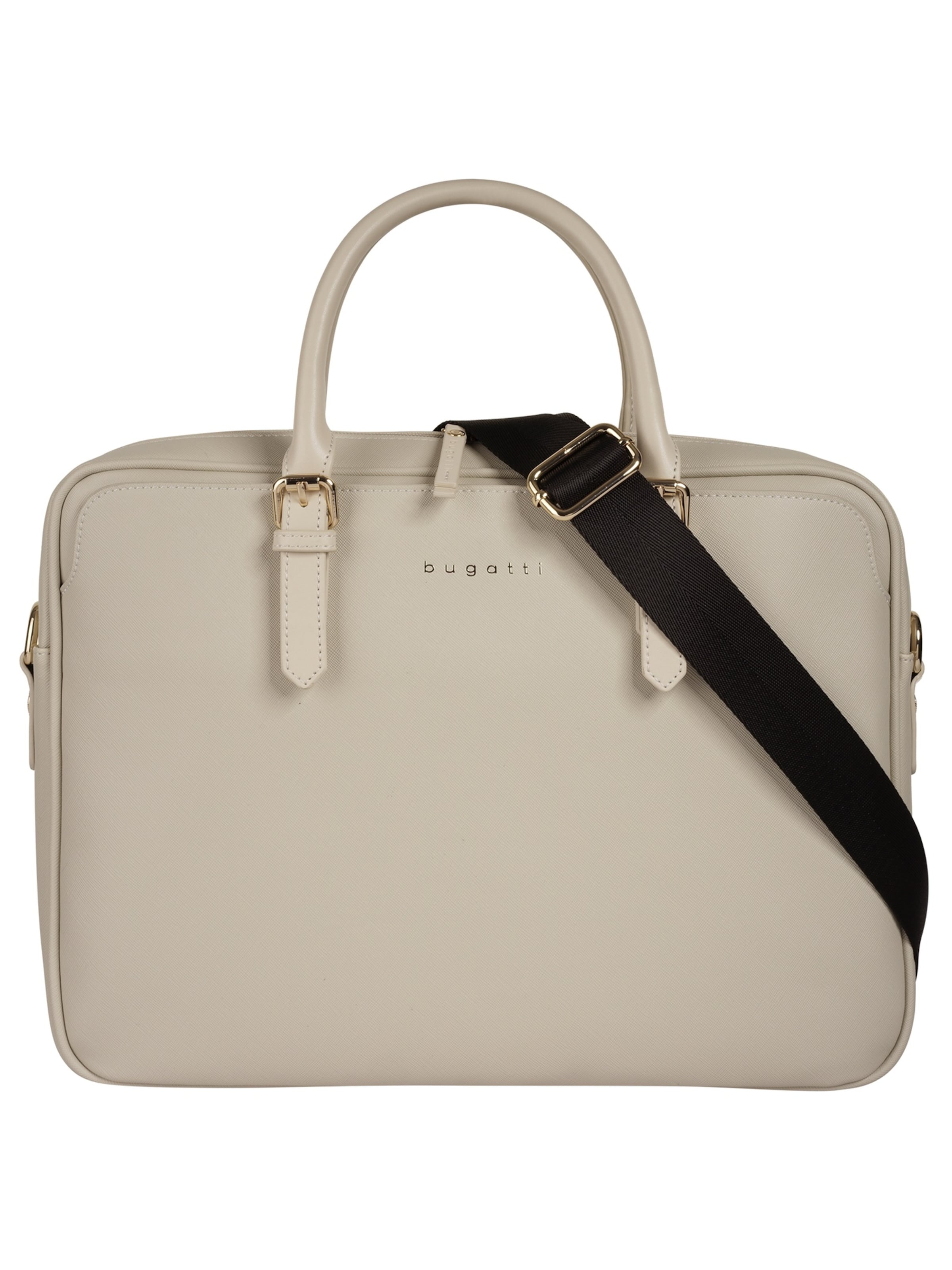 Cabas 'ELLA SAFFIANO' bugatti en beige : devant