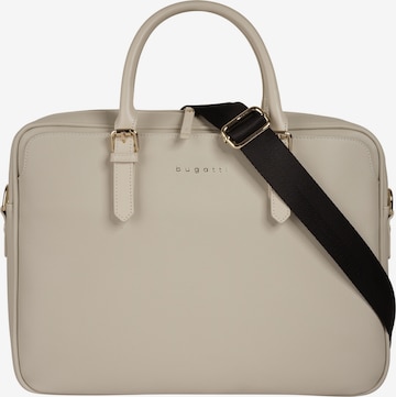 Cabas 'ELLA SAFFIANO' bugatti en beige : devant