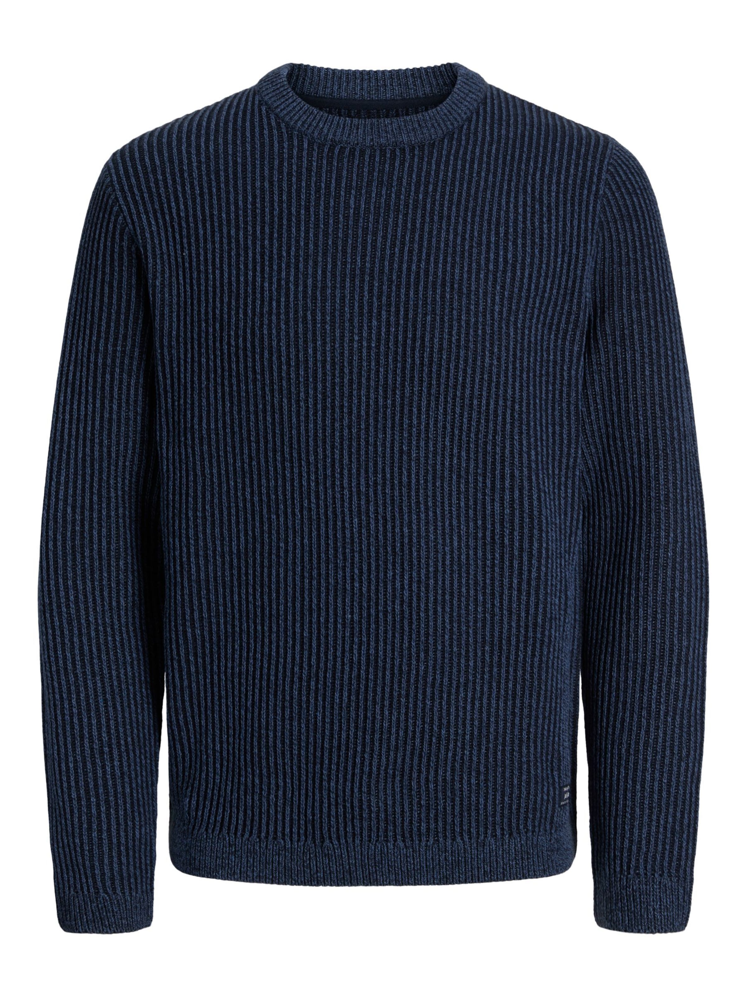 JACK & JONES Sweater 'JJEDover' in Blue: front