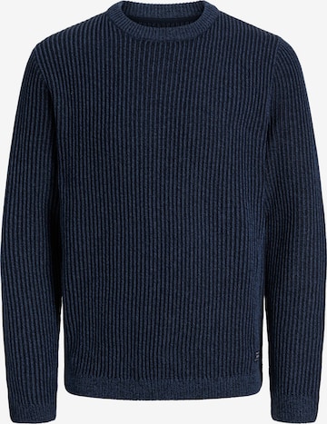 JACK & JONES Sweater 'JJEDover' in Blue: front