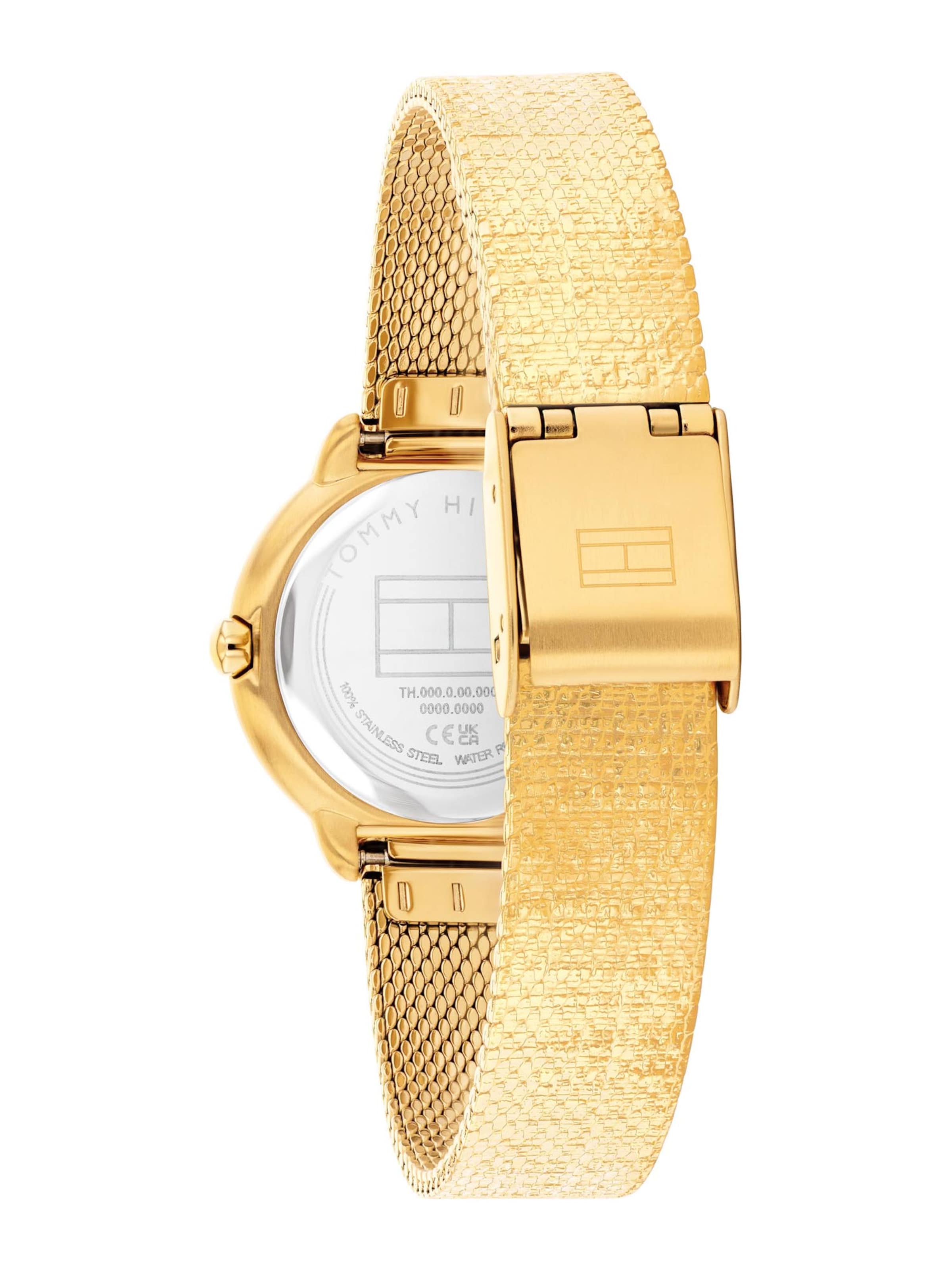 TOMMY HILFIGER Аналоговые часы 'Demi' в Золотой