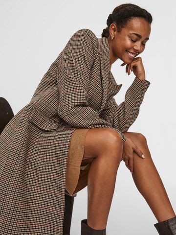 VERO MODA Between-Seasons Coat 'Blast' in Brown