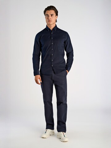 Lindbergh Regular fit Overhemd in Blauw