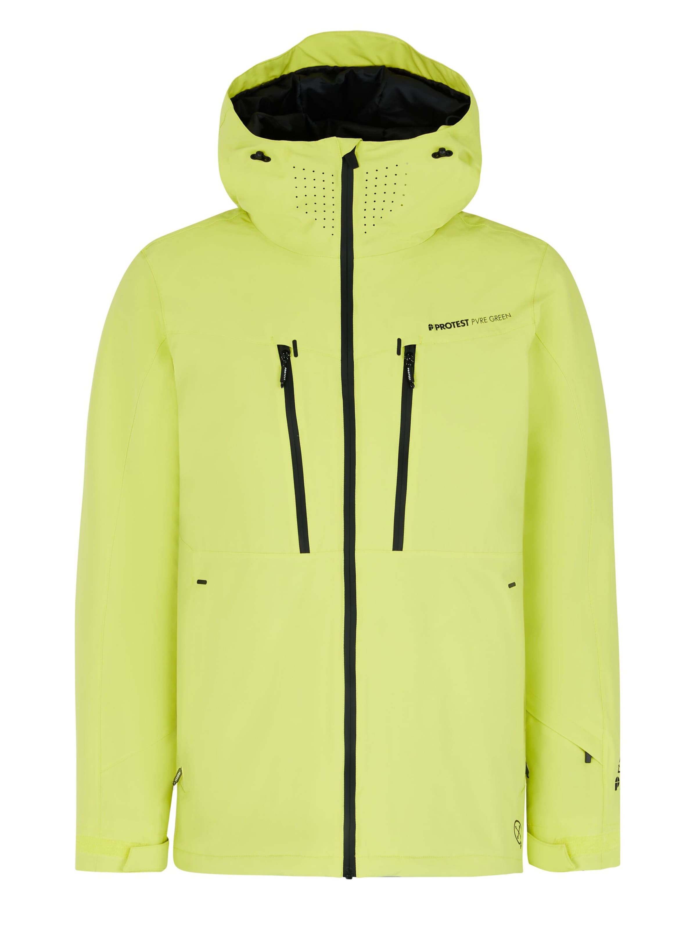 PROTEST Sportjacke 'PRTTIMOTHY'‌‌‌ in Grün: Vorderseite