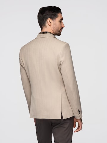 Coupe regular Veste de costume Ombre en beige