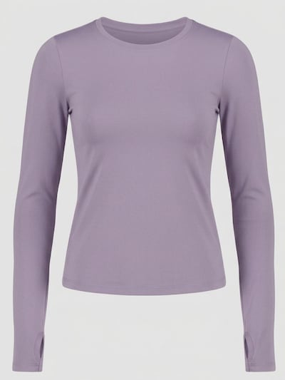 YO-GAYA Sporta topiņš 'Long Sleeve Top' pieejams XS, krāsa - lavandas, Preces skats