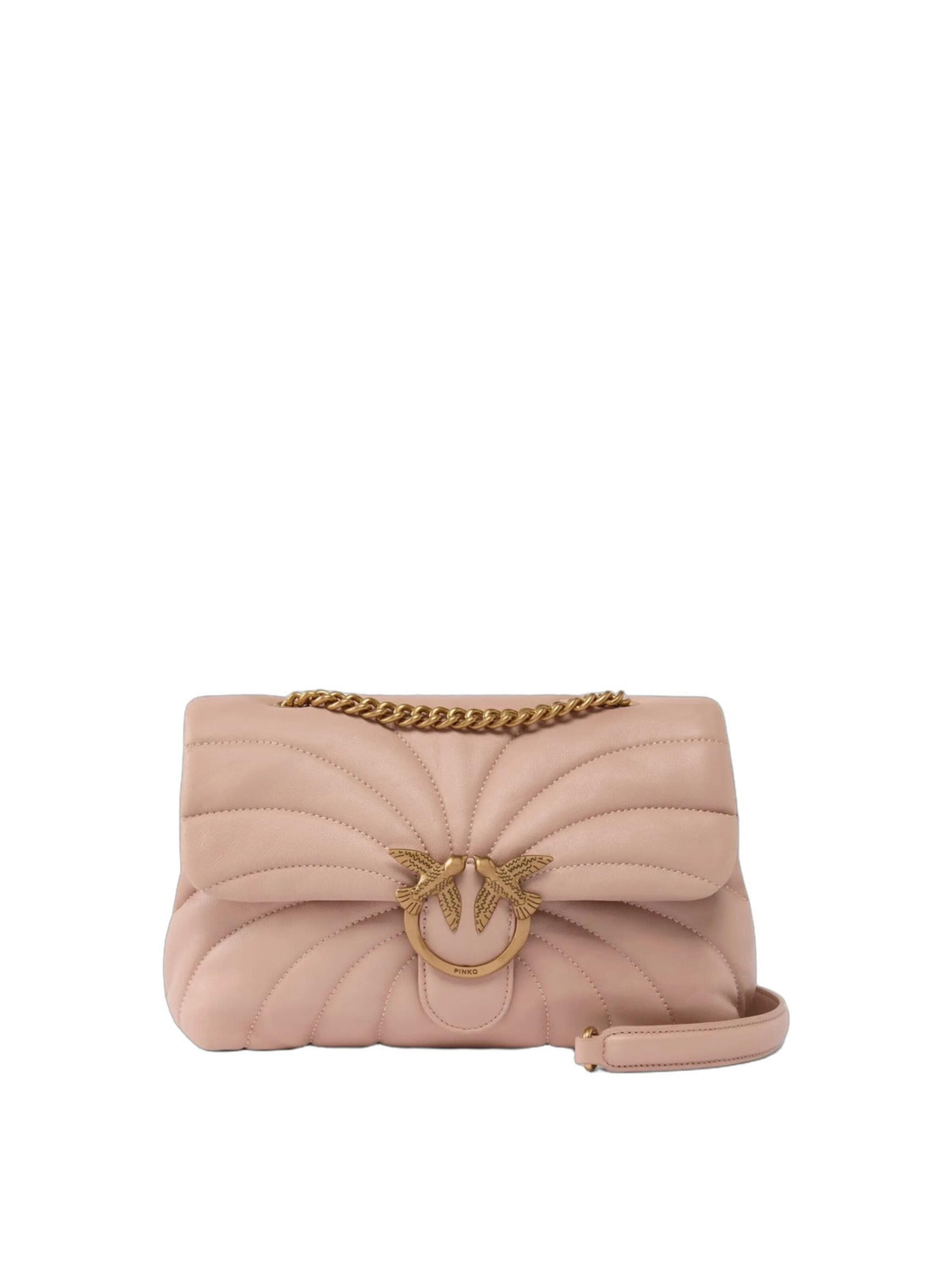 PINKO Skuldertaske 'Love Puff Classic Cl Sheep Nap' i pink: forside