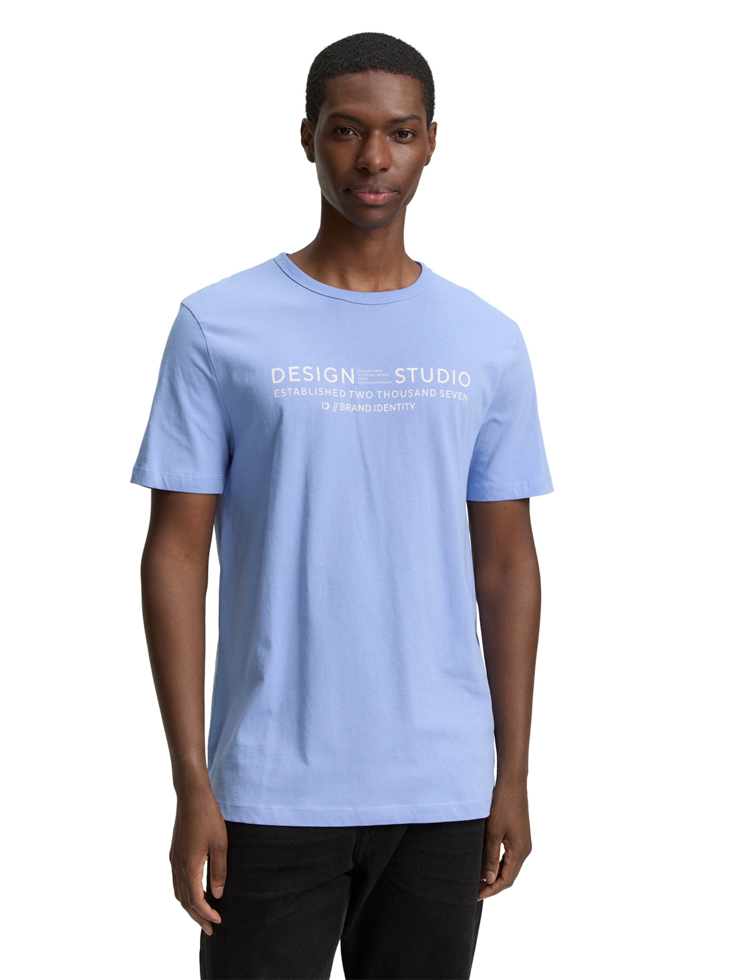 TOM TAILOR DENIM - Camiseta en azul: frente