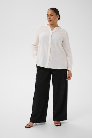 KAFFE CURVE Blouse 'Nana' in Wit