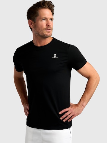 nordicdots Functioneel shirt 'Modal Comfort' in Zwart: voorkant