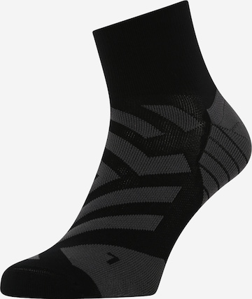 Chaussettes de sport On en noir : devant