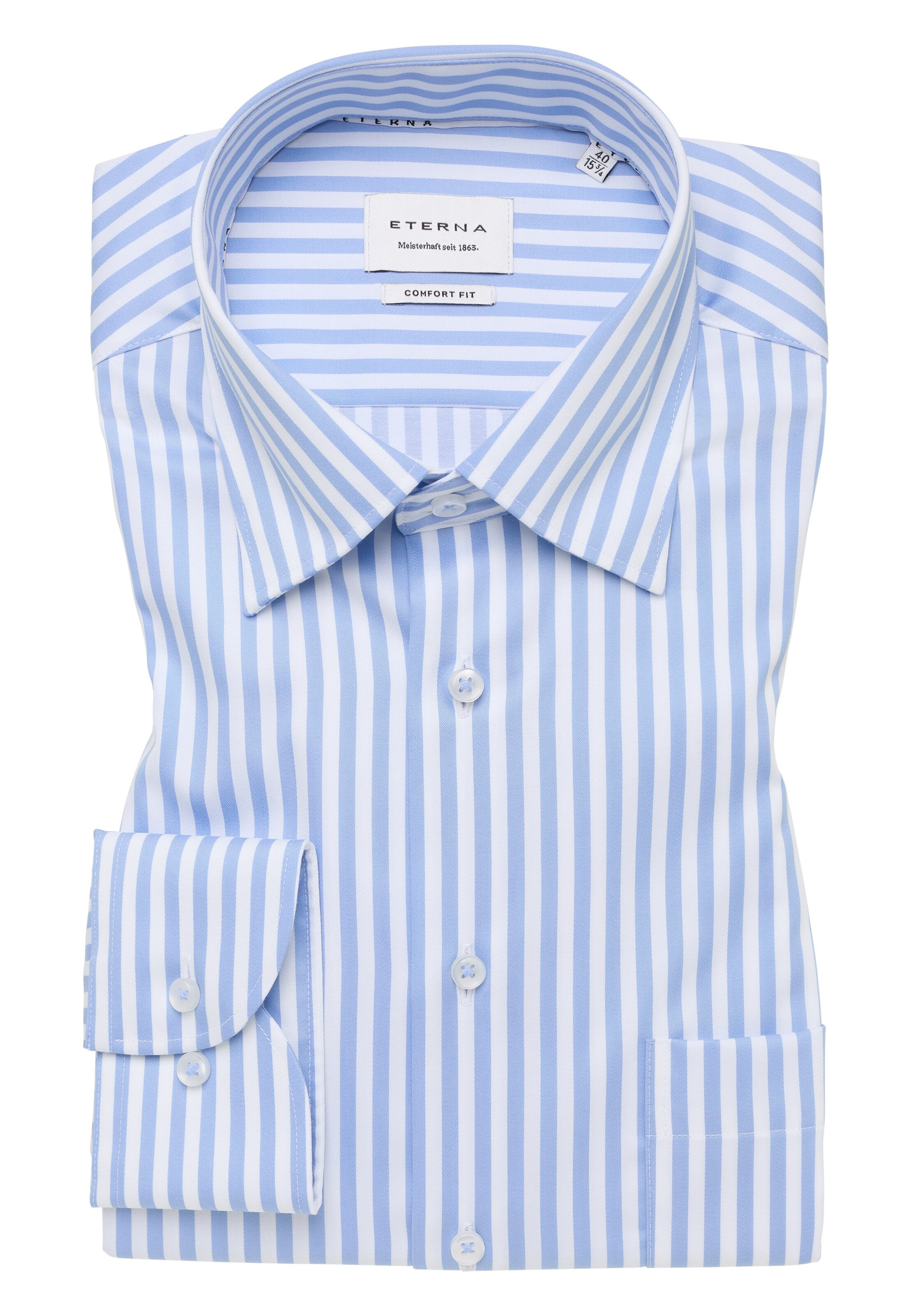 ETERNA Comfort fit Business shirt in Blue