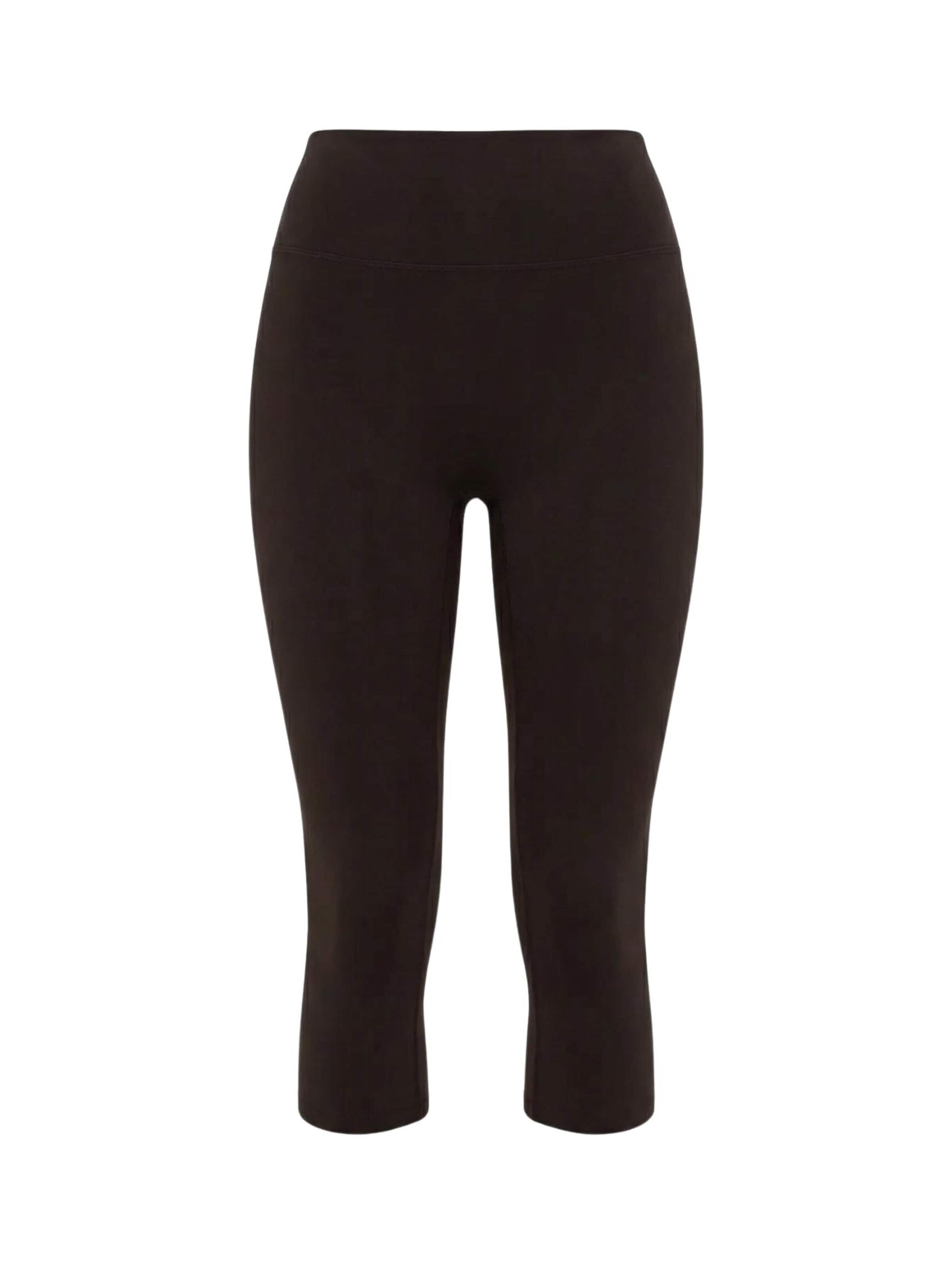 YO-GAYA Skinny Leggings in Bruin: voorkant