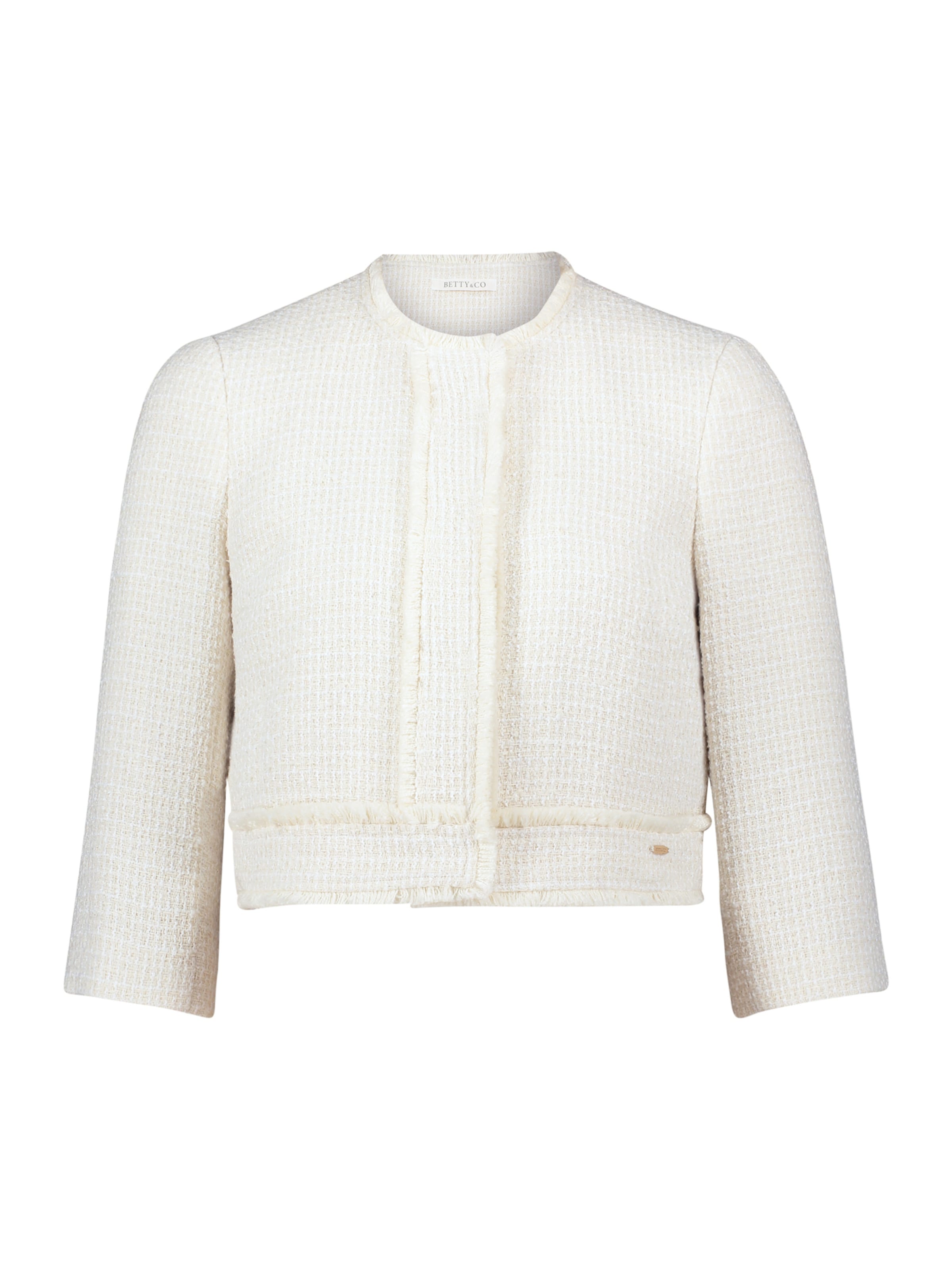 Boléro Betty & Co en blanc : devant