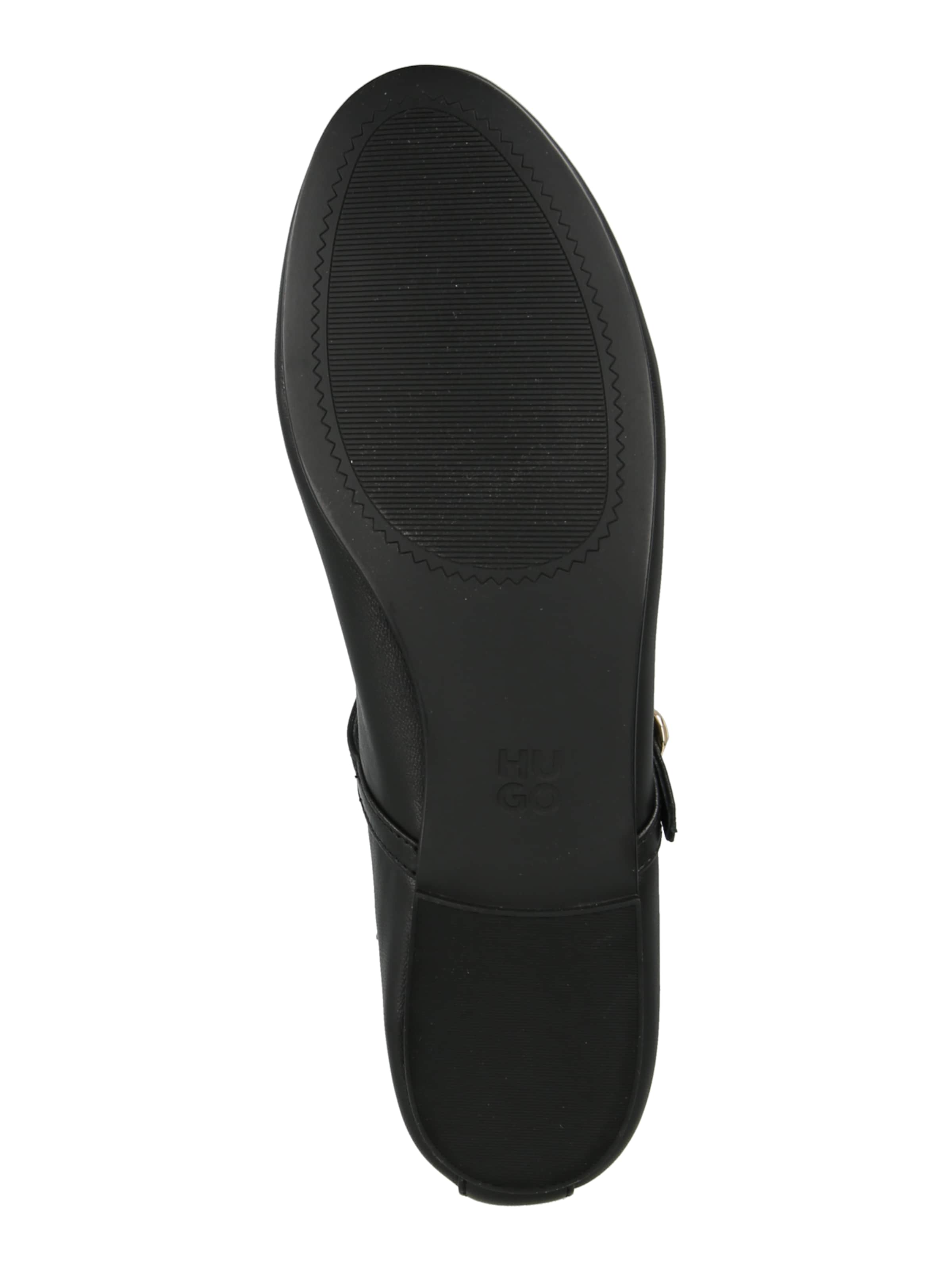 Balerini cu curea glezna 'Tylia' de la HUGO pe negru