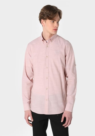 Colin's Regular fit Button Up Shirt in Pink