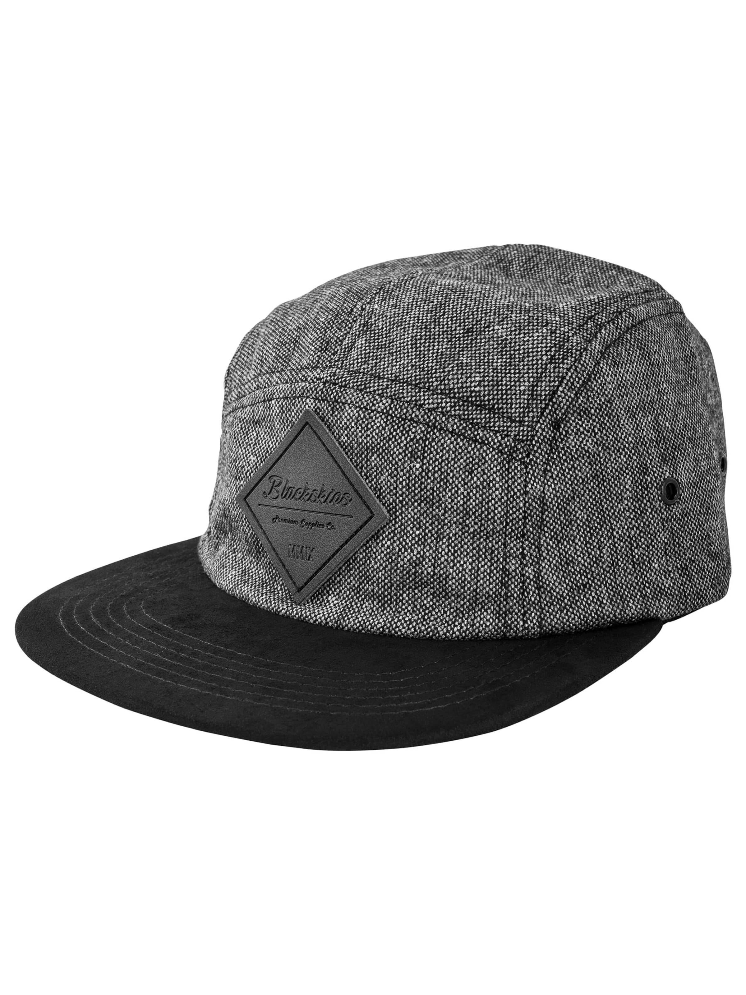 Blackskies Cap 'Port 5-Panel'‌‌‌ in Grau: Vorderseite