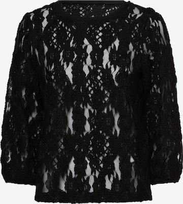 TAIFUN Sweter w kolorze czarny: przód