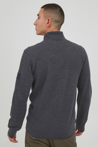 INDICODE JEANS Zip-Up Hoodie 'Arcelio' in Grey