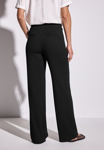 STREET ONE Loosefit Hose in Schwarz