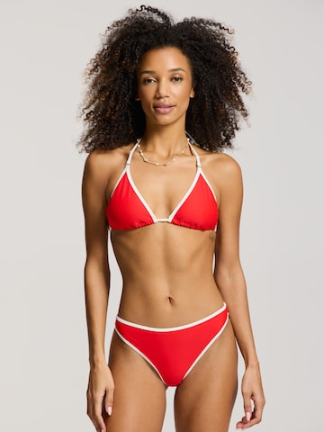 Shiwi Triangel Bikini 'Liz' in Rood: voorkant