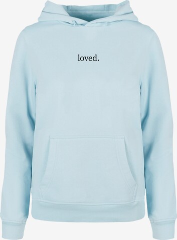 Sweat-shirt 'Love' Merchcode en bleu : devant