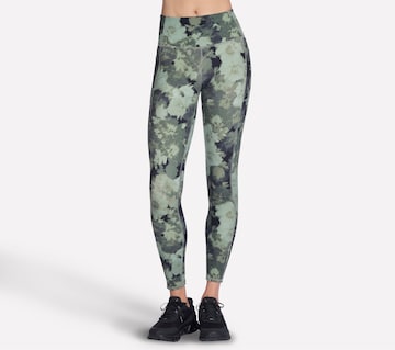 SKECHERS Skinny Leggings in Green: front
