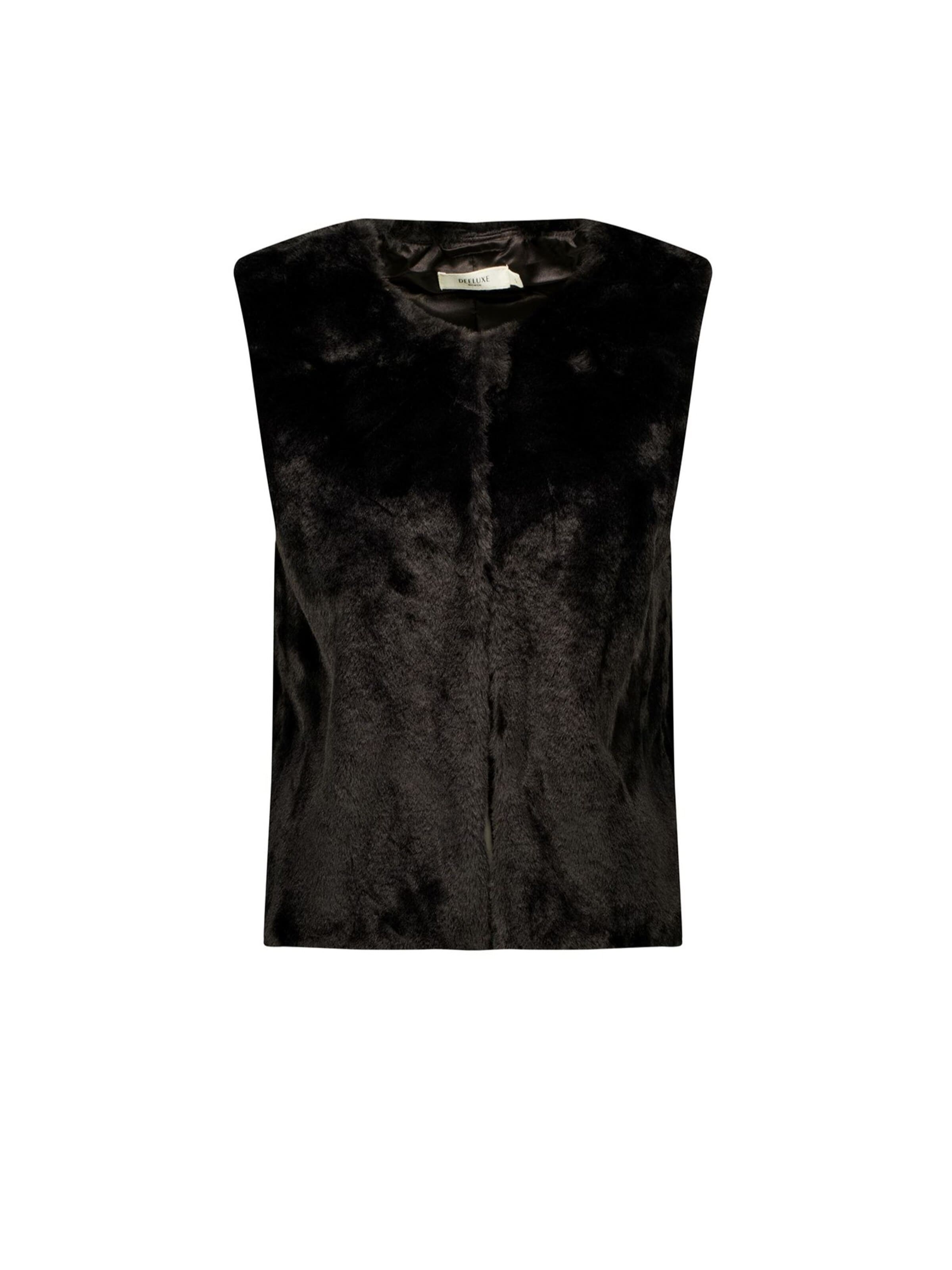 Veste mi-saison Deeluxe en noir : devant