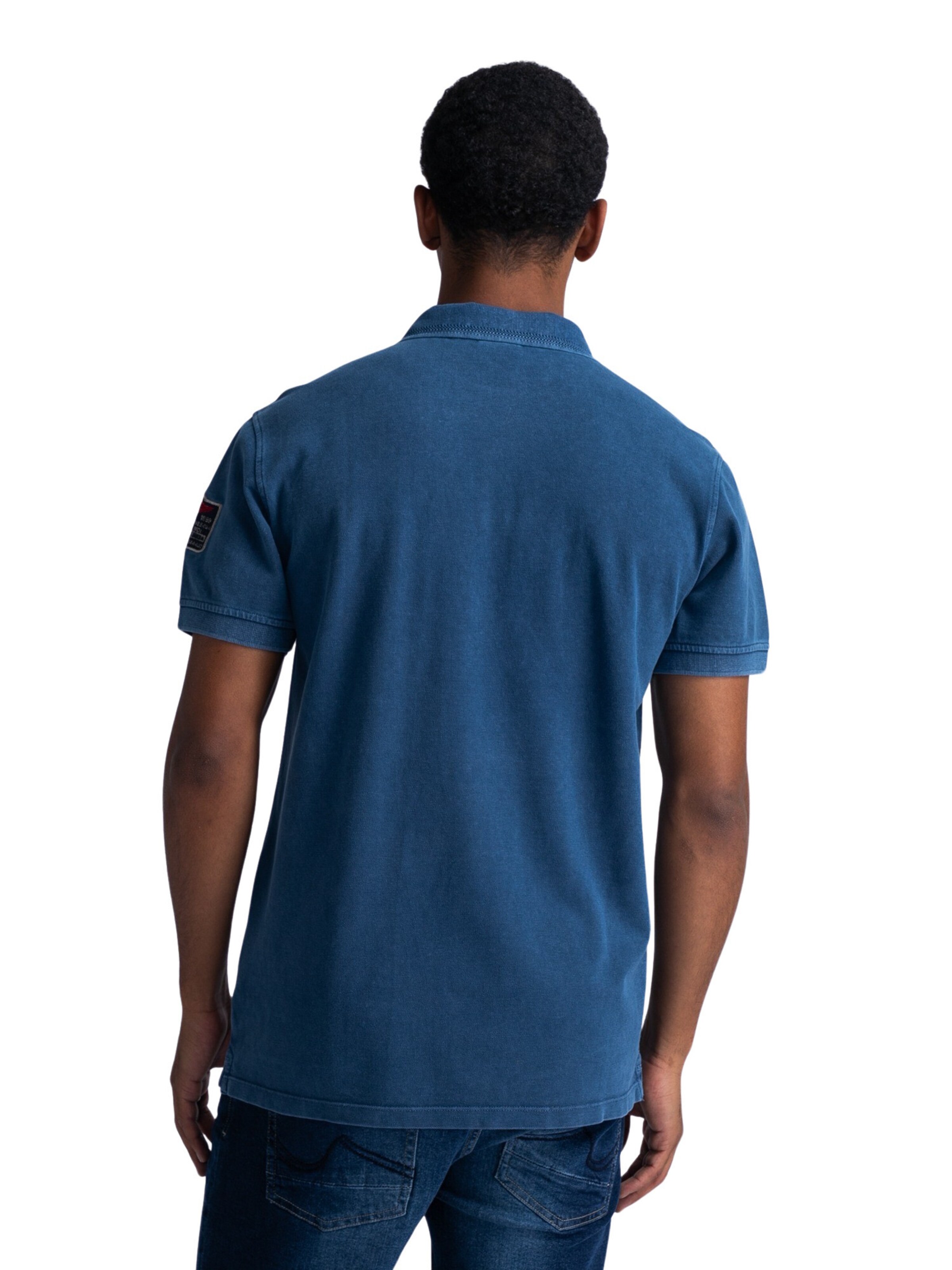 Petrol Industries Shirt 'Meander' in Blauw