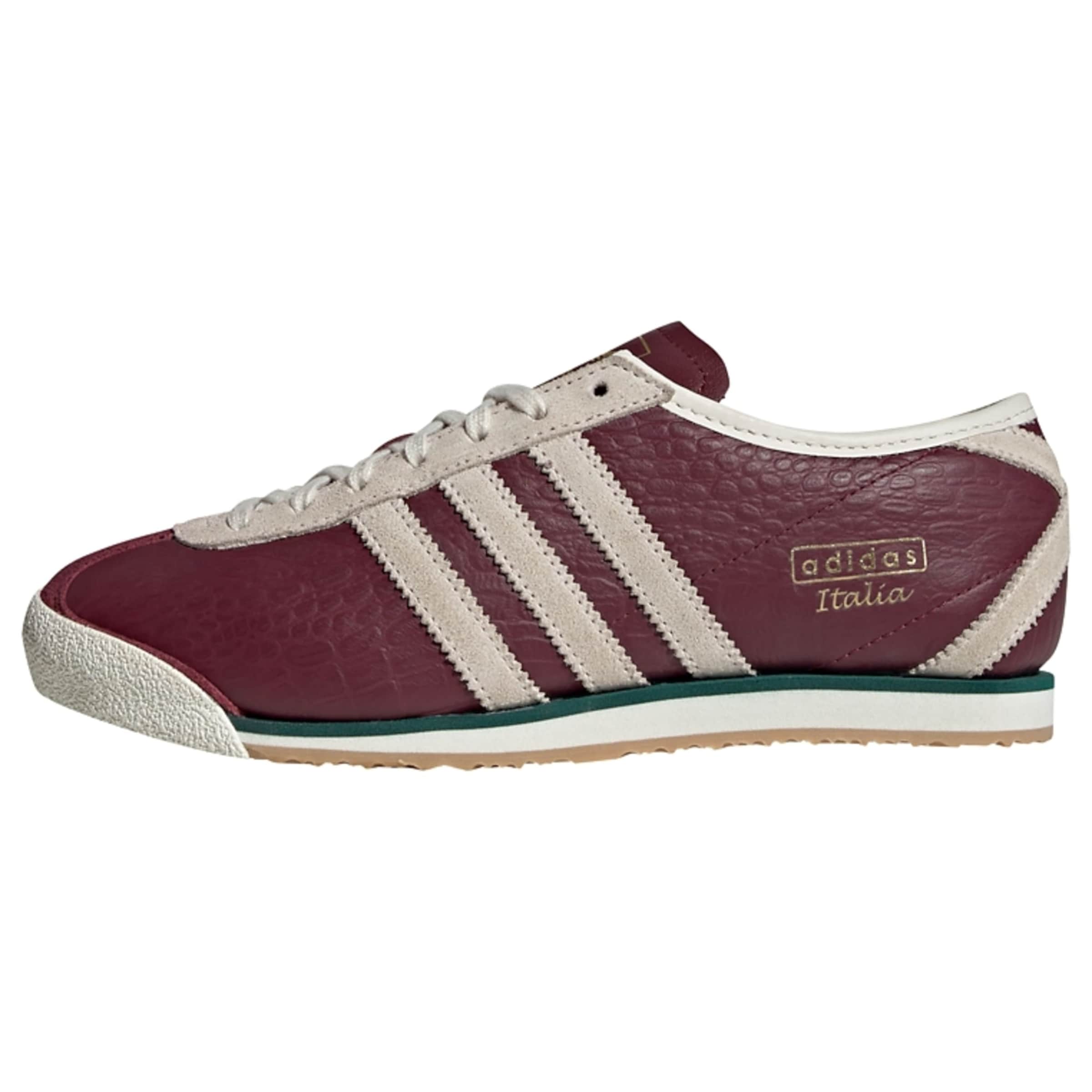ADIDAS ORIGINALS Baskets basses 'Italia 70s' en 36 en greige / bourgogne, Vue avec produit