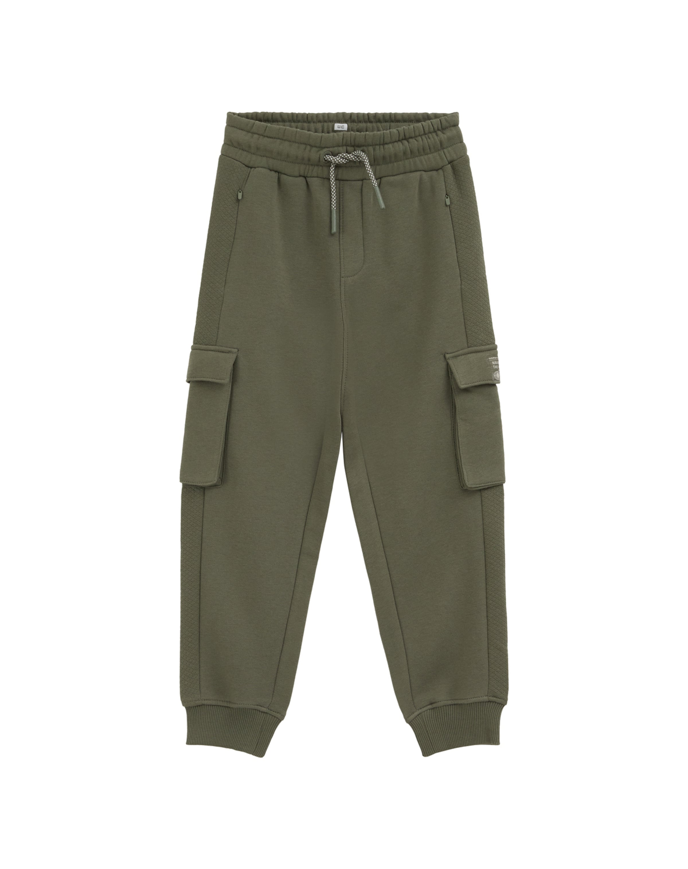 WE Fashion Конический (Tapered) Штаны в Зеленый: спереди