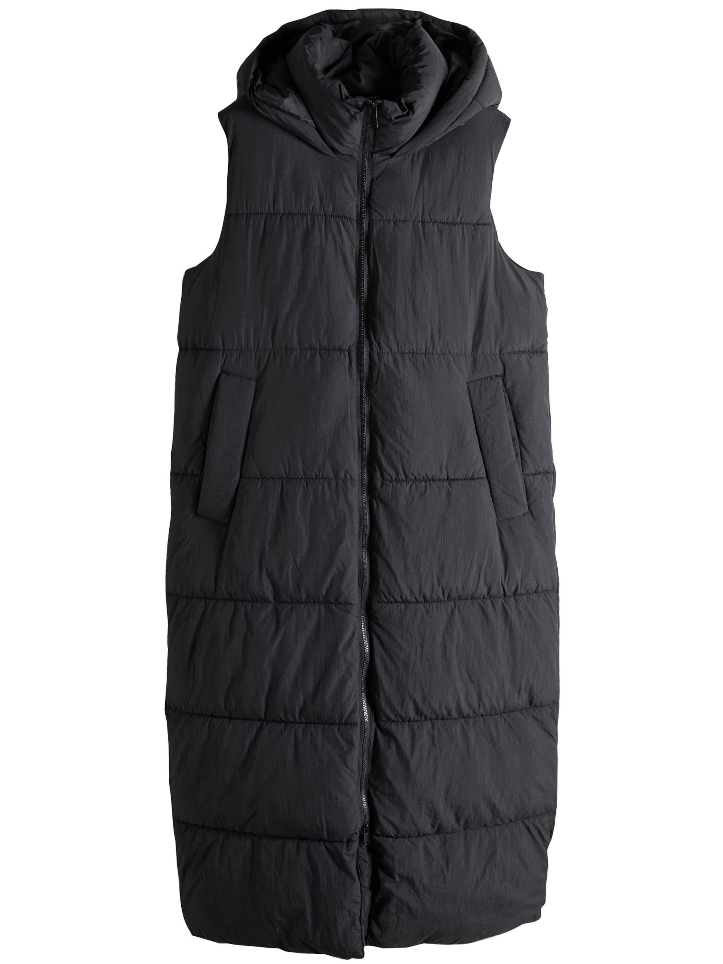 melns The Set Veste: no priekšpuses