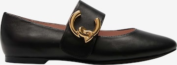 Coccinelle - Mocasines 'C-Me Smooth' en negro: frente