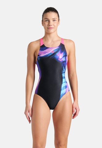 ARENA Bralette Swimsuit 'DREAMHLINE' in Black: front