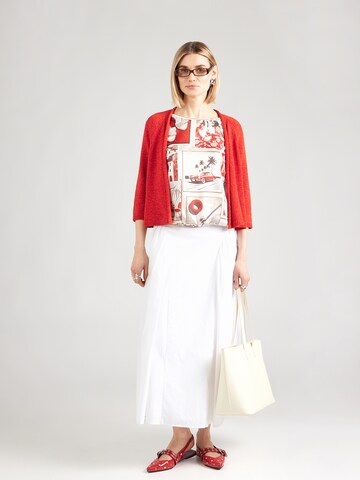 monari - Cárdigan en rojo