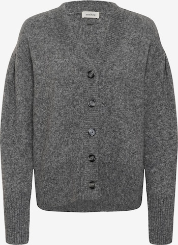 SOAKED IN LUXURY - Casaco de malha em cinzento: frente