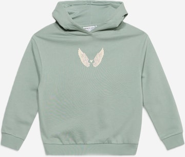 NAME IT Sweatshirt 'NKFLOTUSE' in Grün: Vorderseite