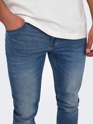 Only & Sons Slimfit Jeans 'LOOM' in Blauw