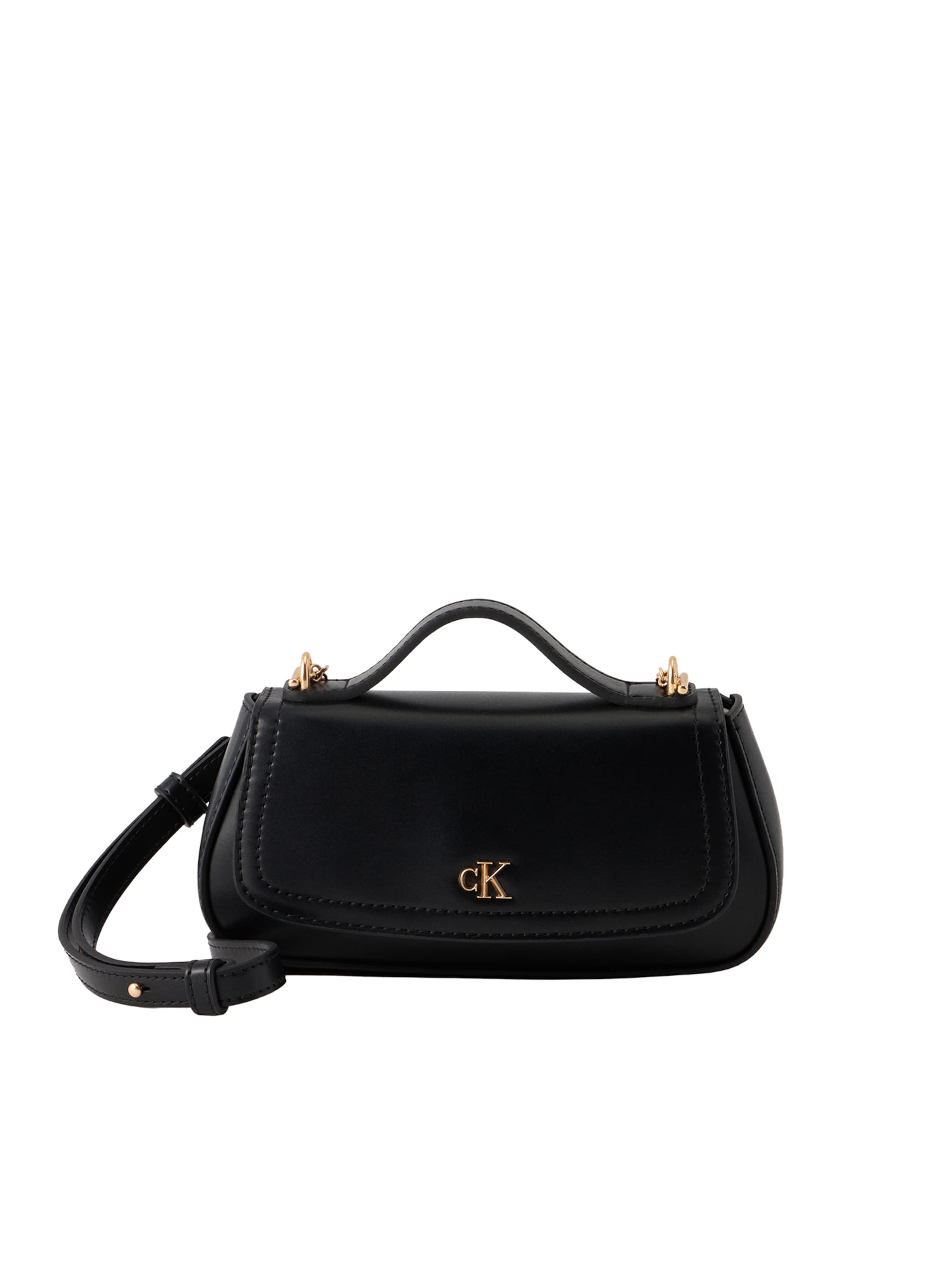 Geantă de umăr de la Calvin Klein pe negru: față