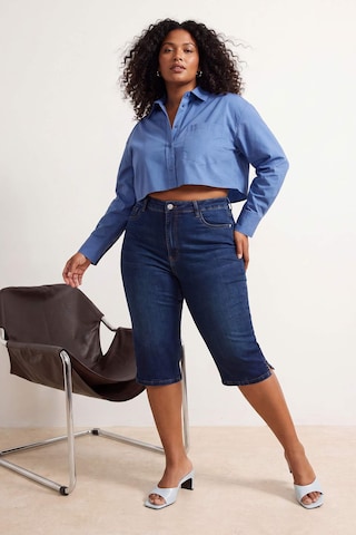 Trendyol Curve - regular Vaquero en azul: frente
