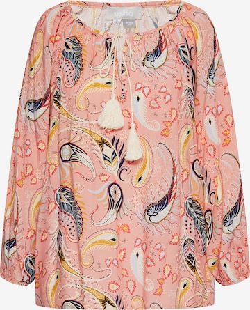 Camicia da donna di Usha in rosa: frontale