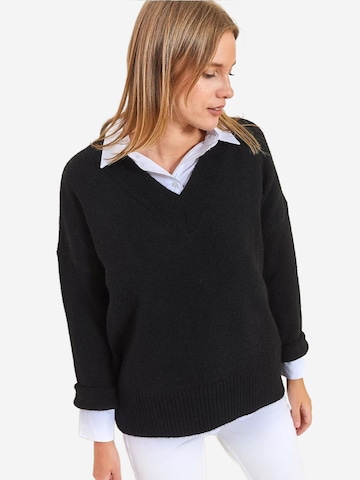 Bianco Lucci Kampsun 'Pullover', värv must
