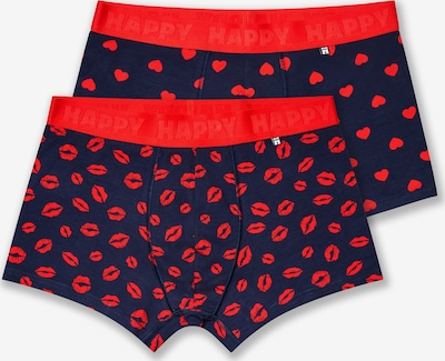 Boxer trumpikės 'Love' iš Happy Socks, spalva – tamsiai mėlyna / raudona, Prekių apžvalga